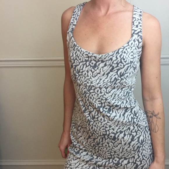 Free People Leopard Print Mini Stretchy Dress - Picture 4 of 8
